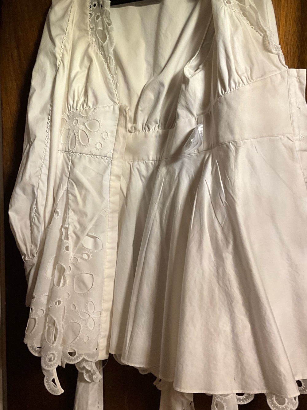 Acler White Vicount Embroidered Dress - Picture 10 of 10